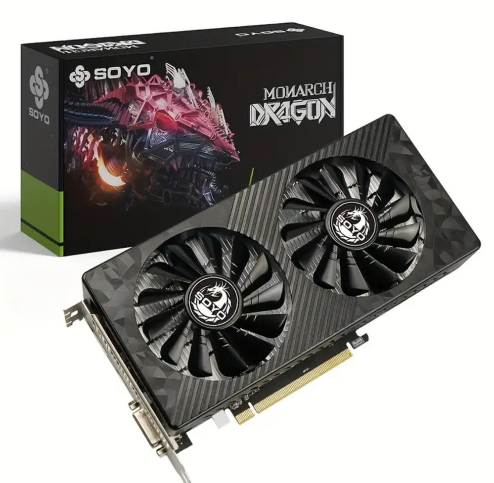 Графічний процесор SOYO AMD Radeon RX 590 8 ГБ GDDR5 256-біт PCle