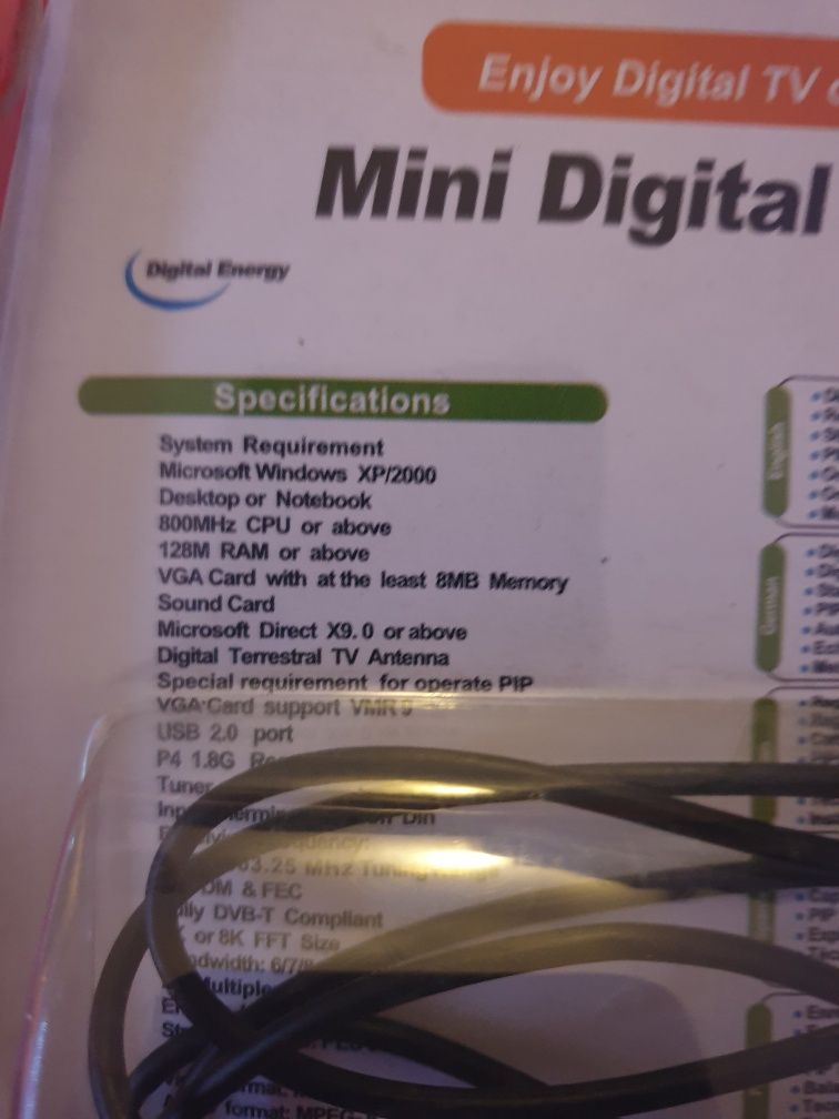 Oprtunidade! Mini digital TV Stick para Computador