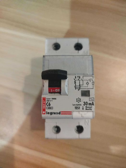 Wyłącznik różnicowo-nadprądowy P312 2P C 6A 30MA