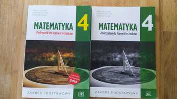 Matematyka klasa 4 liceum i technikum podręcznik + zbiór zadań