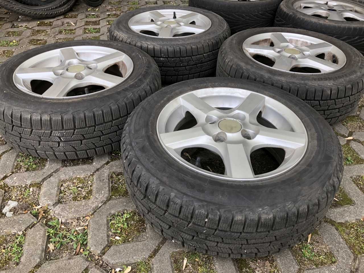 Felgi aluminiowe z oponami multisezon Fiat Bravo I  185/60 R14