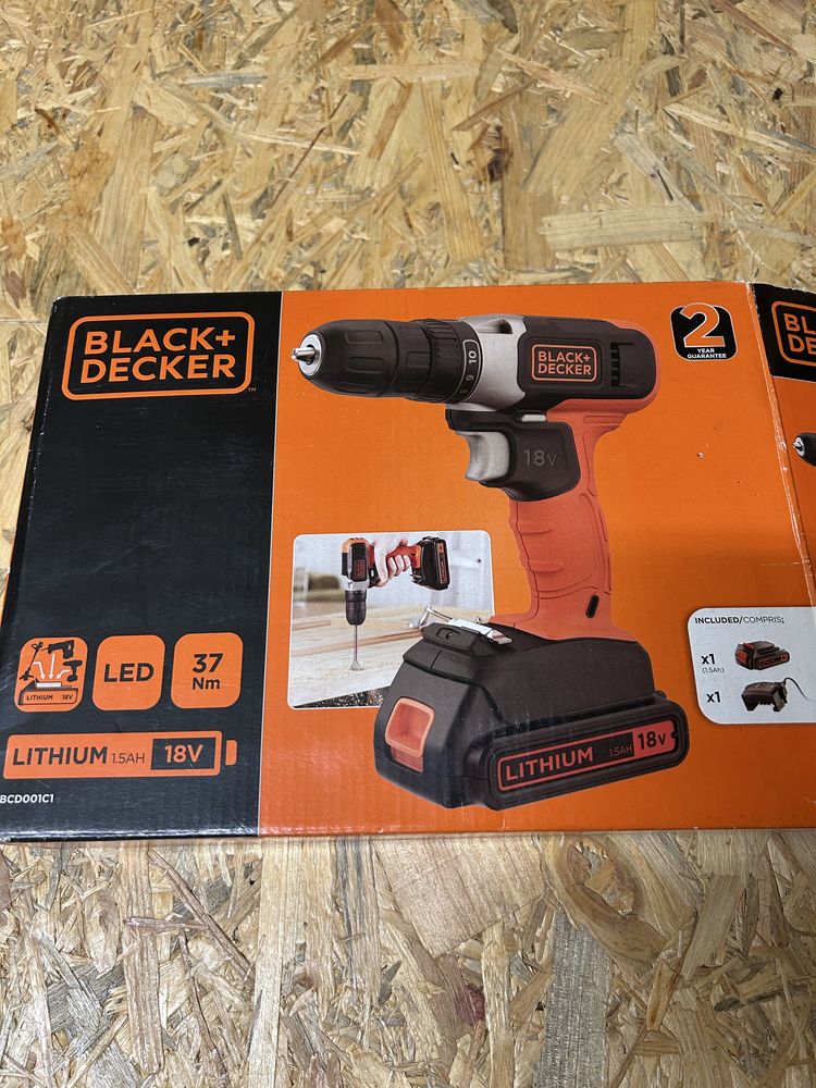 Wkrętarka black+decker 18V jak nowa.