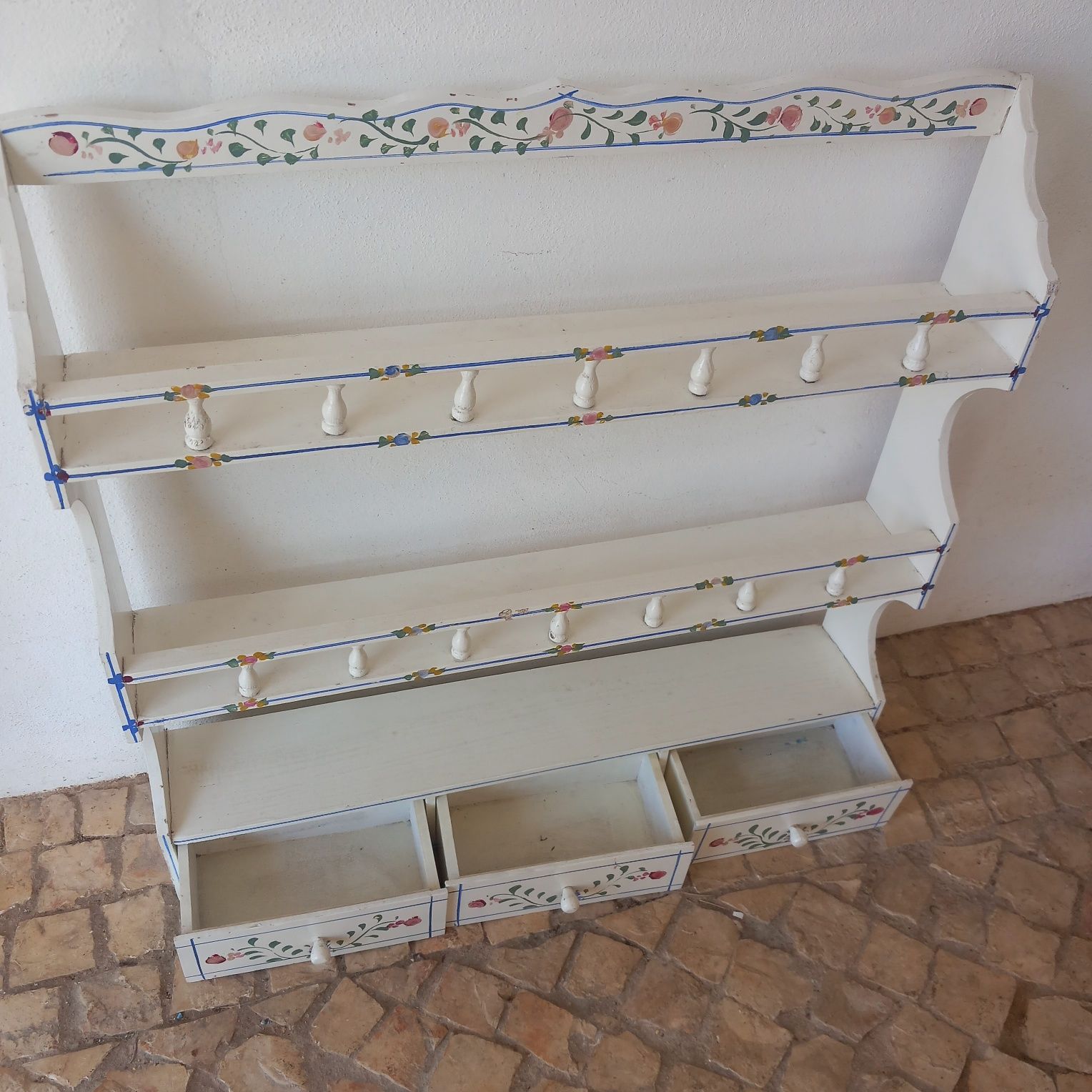 Estanheira pintado à mão