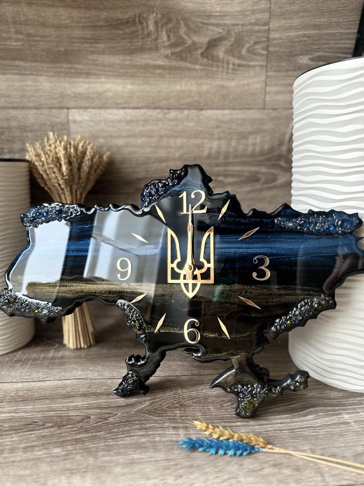 годинник Україна, годинник смола, годинник мапа карта