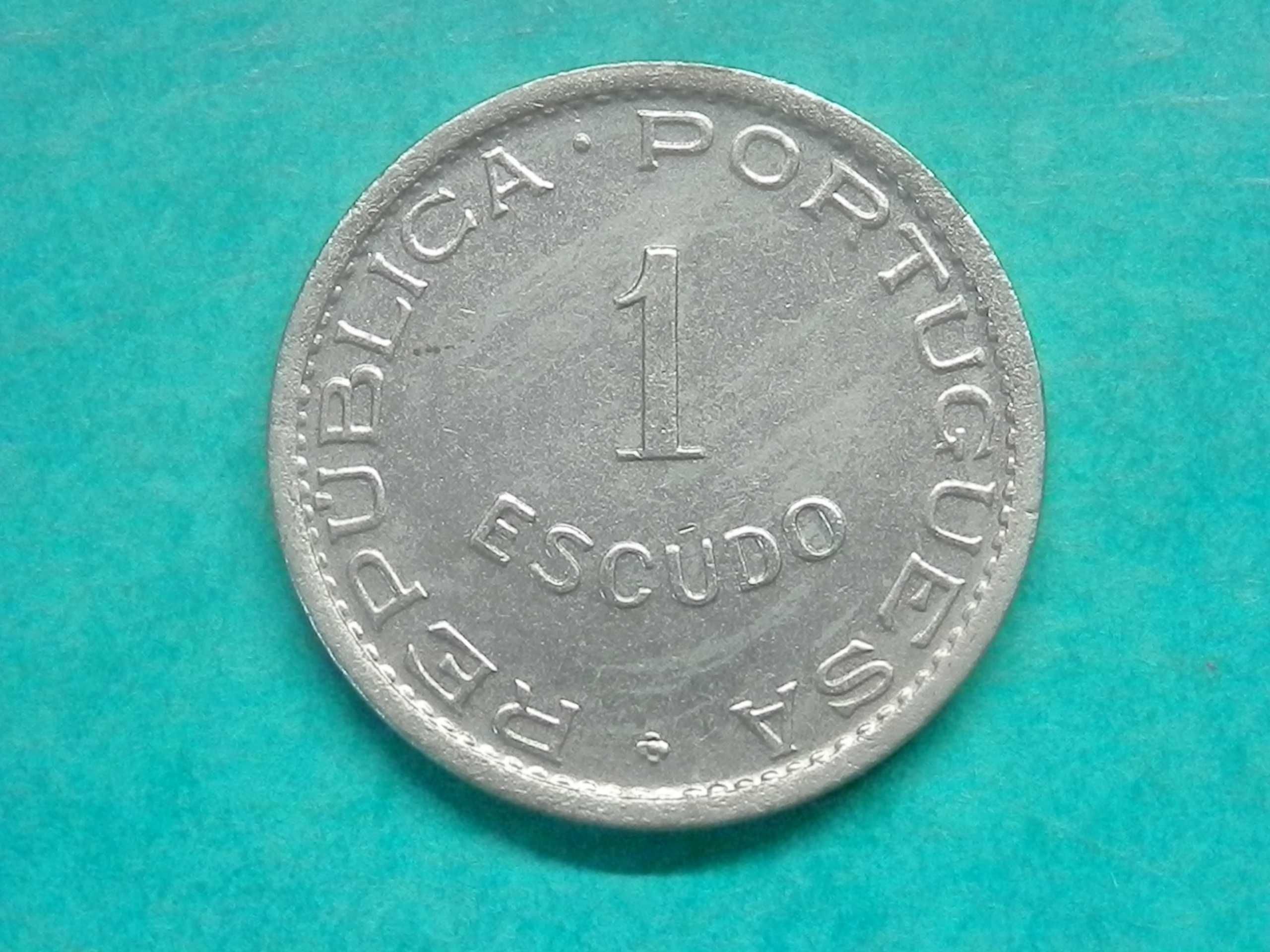 803 - Moçambique: 1 escudo 1951 alpaca, por 13,00