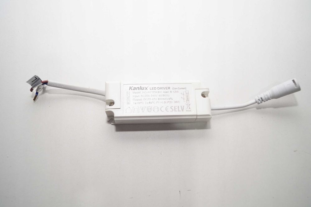 Zasilacz Kanlux LED driver HG-RZ12W300, 8-12W 300mA 50/60Hz
