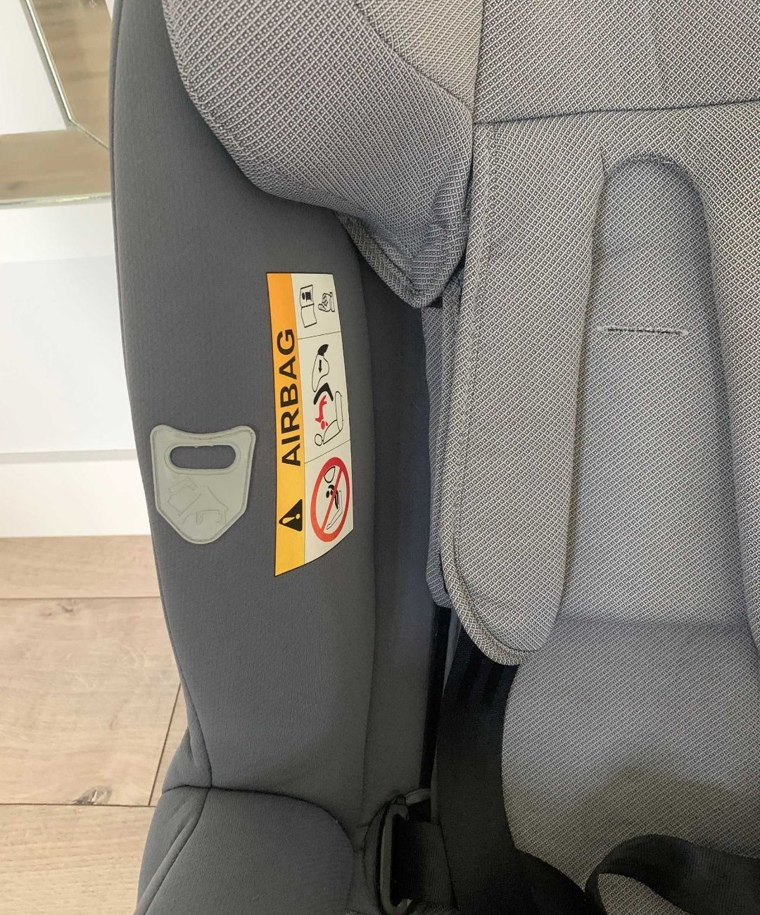 Fotelik samochodowy BabySafe Schnauzer Szary 0-18kg ISOFIX