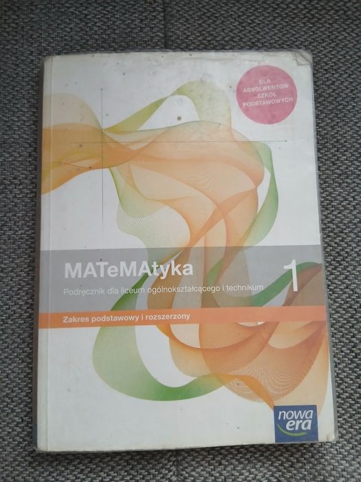 Ksiazka do liceum i technikum Matematyka 1 zakres podstawowy i rozszer