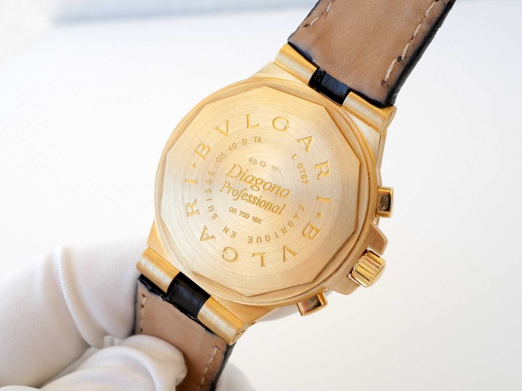 Bulgari Diagono 18K Yellow Gold 40mm