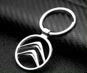 NOWY Breloczek Citroën srebrny brelok do kluczy kluczyka zawieszka