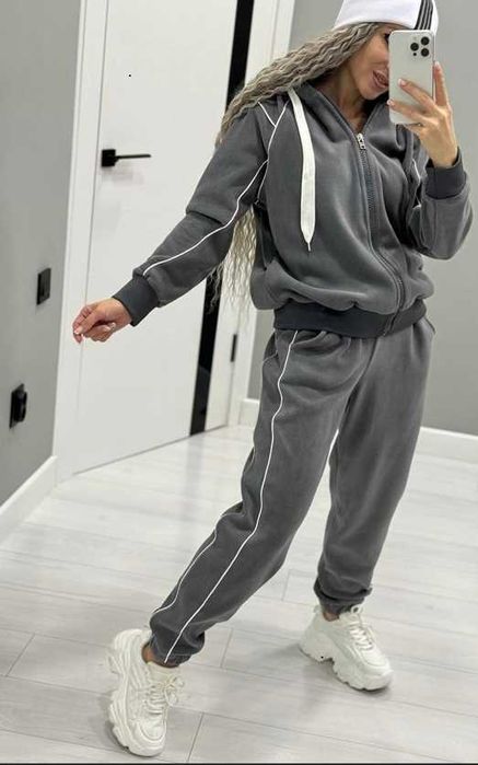 Костюм з якісного флісу жіночий на замочку флисовый жэнский