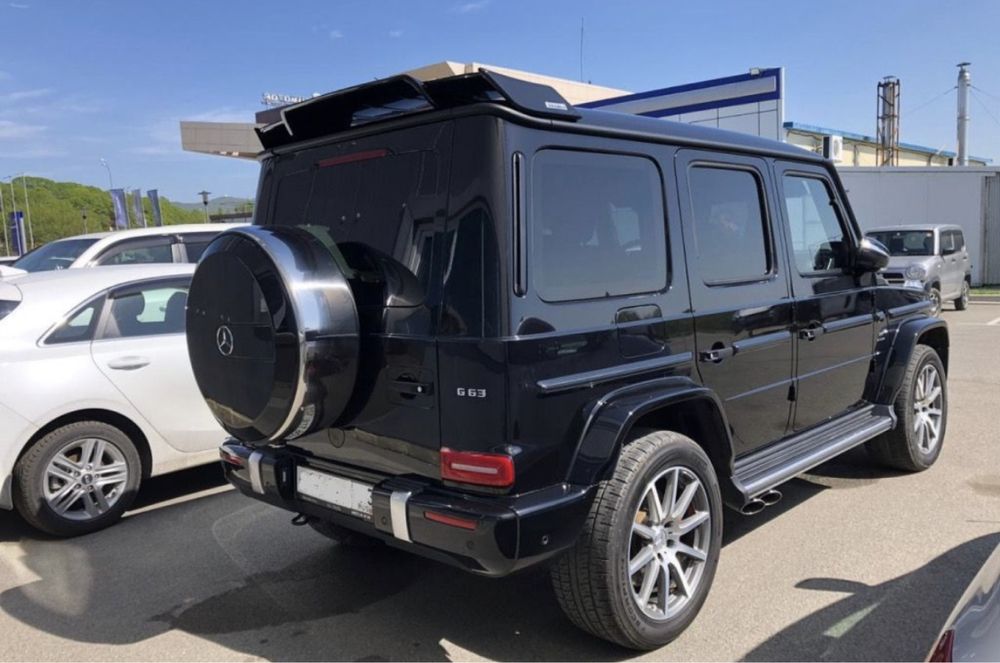 BRABUS люстра спойлер накладка Mercedes W463a W464 G-Class AMG карбон