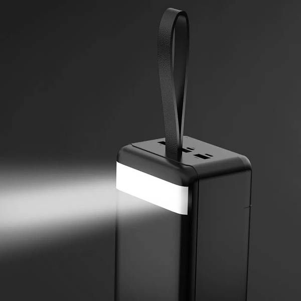 Павербанк 80000mAh  зі швидкою зарядкою + ліхтарик XO PR160 є ОПТ
