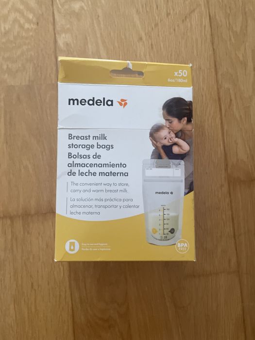 Sacos de armazenamento de leite materno
