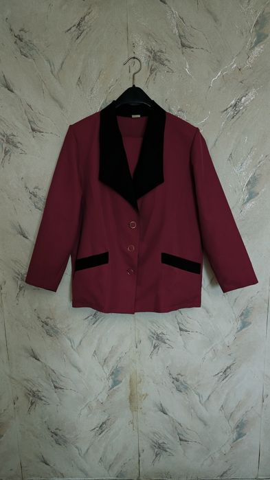 Komplet fuksja czarny