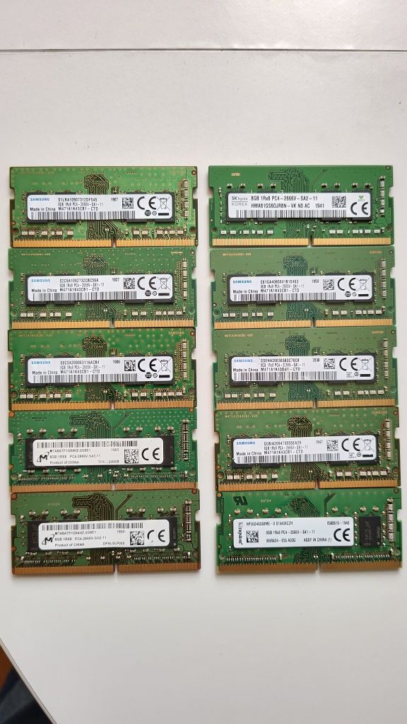 Оперативна пам'ять so-dimm DDR4 8Gb, 16Gb 8Gb