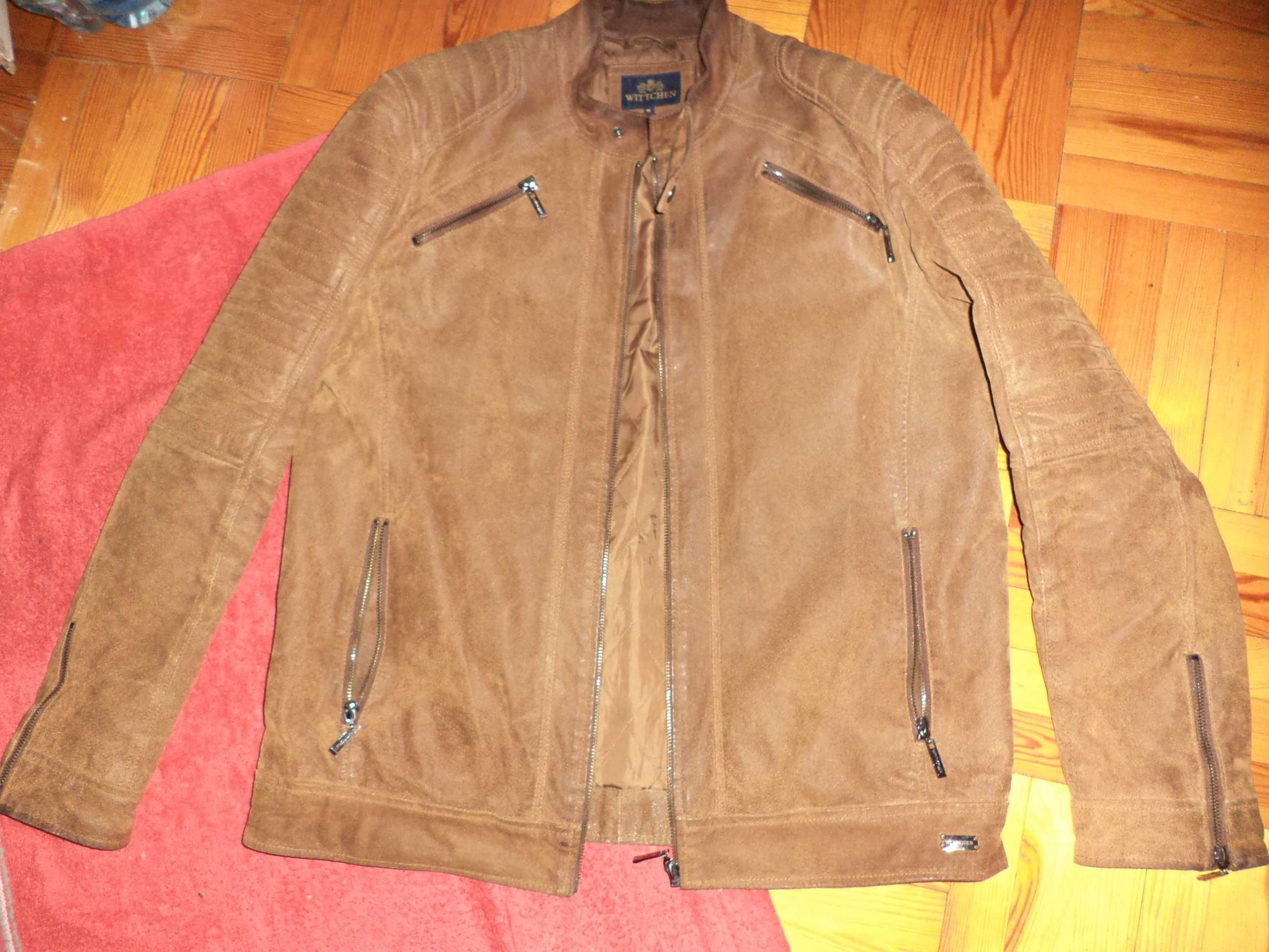 Kurtka skóra licowa jak zamsz vintage super stan