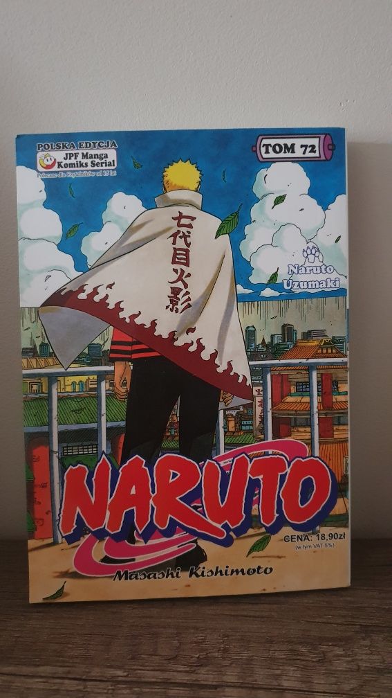 Naruto manga tom 72