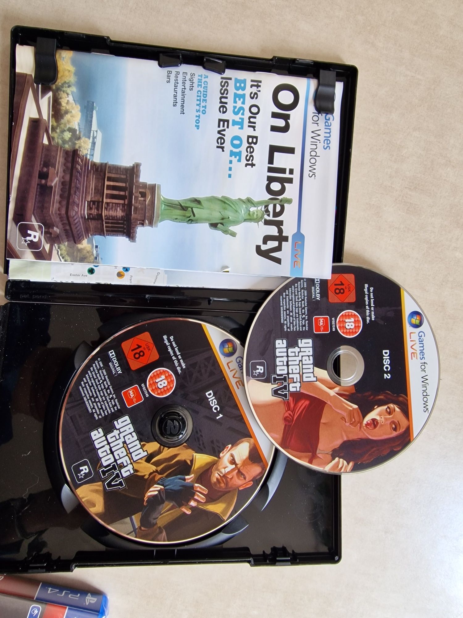 Grand theft auto IV 4 GTA 4 PC mapa idealna dvd
