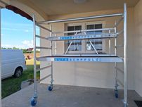 Rusztowanie Aluminiowe EUROSCAFFOLD 0,90x190x300 z regulacja kół