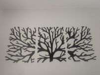 Dekoracja ścienna metalowa 150x80