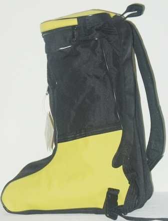 Plecak dwukomorowy na buty narciarskie.
