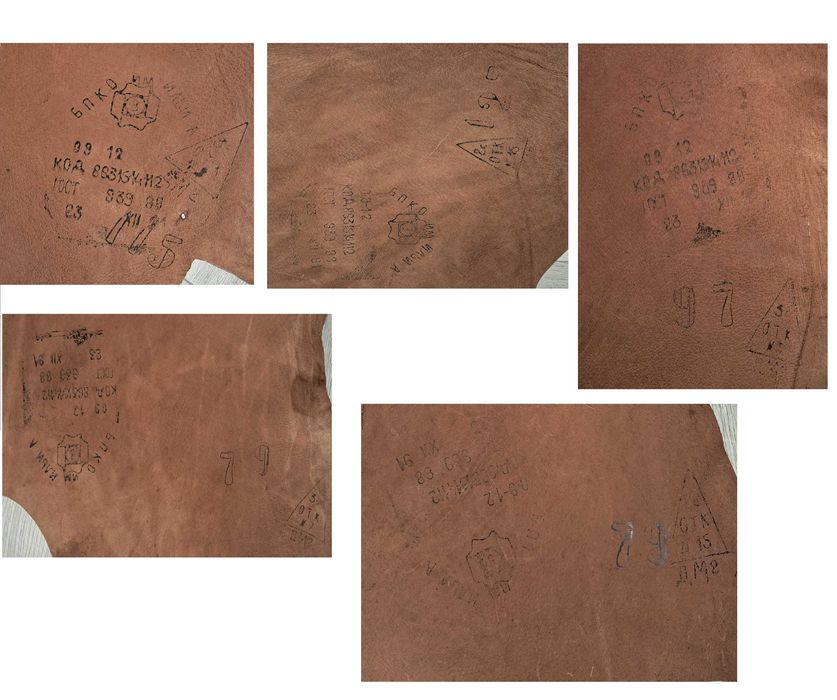 Шкіра свиняча/Кожа свиная замша 4грн за дм2