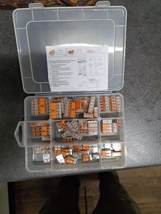 Złączki wago 75 szt  221 linka  orginał 1 zł za szt