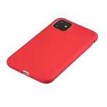 Silicone Case elastyczne silikonowe etui pokrowiec iPhone 11 Pro czerw