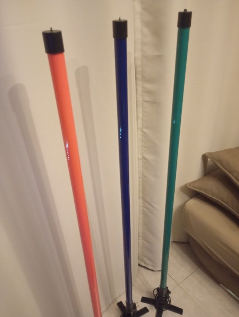 Lâmpadas coloridas