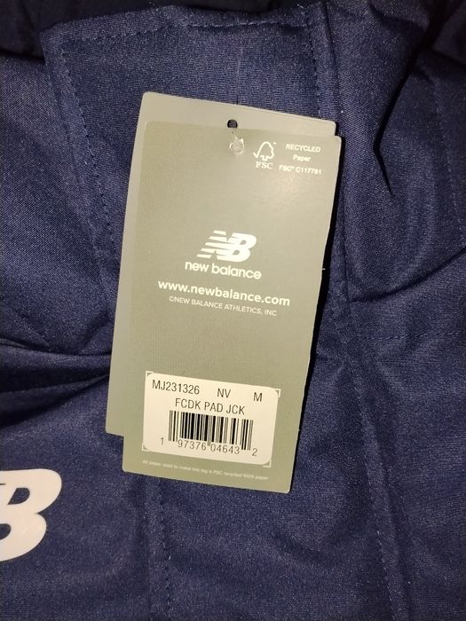 Оригінальна зимова куртка New Balance-Динамо Київ, MJ231326NV