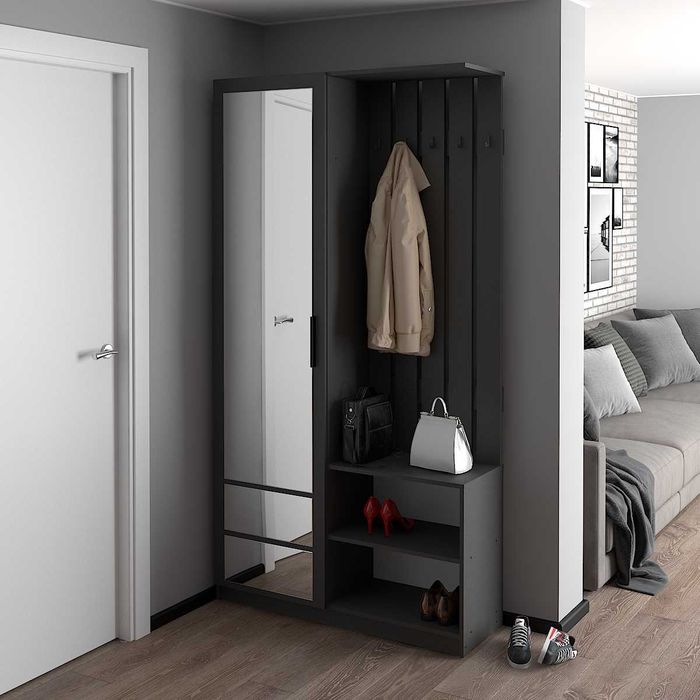 Шафа Білий 1100 "Тоні". Передпокій у коридор.Меблі для дому.