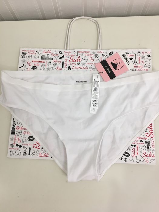 Бавовняні Труси Сліпи Tezenis r XL новI бIлI пролIт