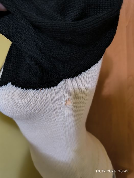 Sweter 8 S 36 nowy obcisły 50% wool ptak jesień zima