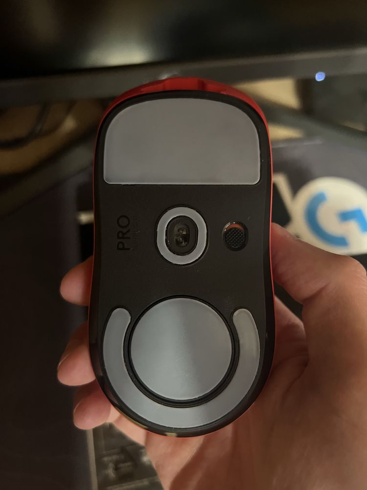 Мышка Logitech G pro superlight red красная