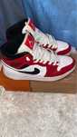 Jordan 1 vermelho preto e branco