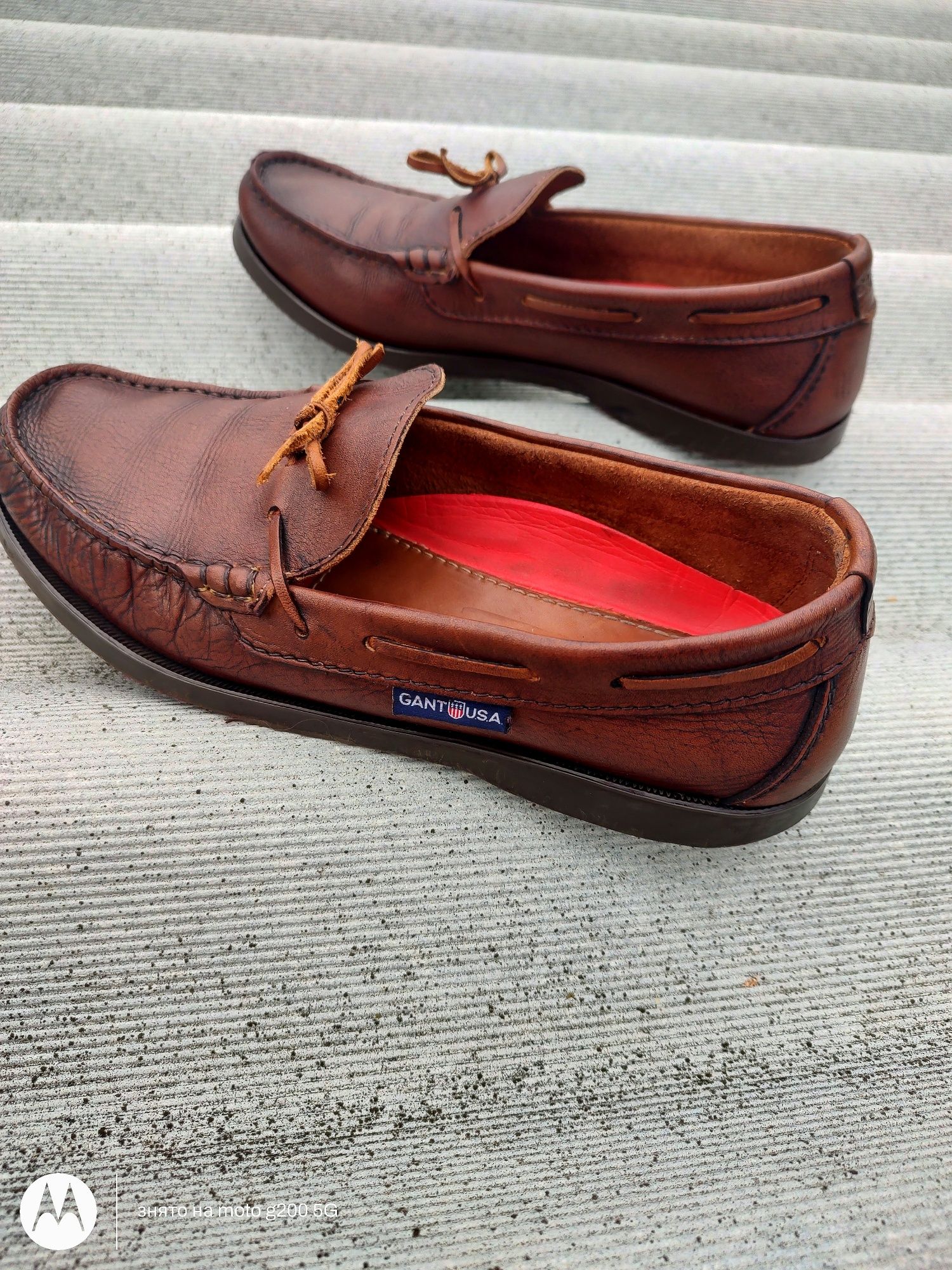 Топсайдеры Gant USA 41 размер кожаные оригинал кросовки мокасины мужск