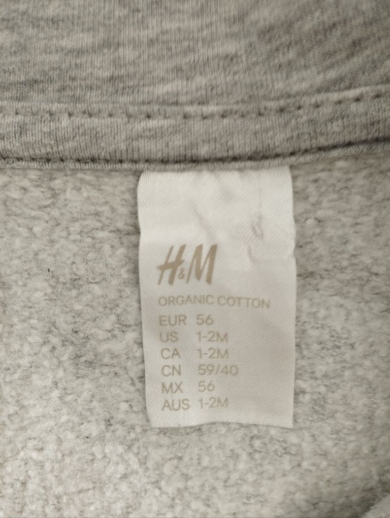 Bluza dresowa niemowlęca H&M 62