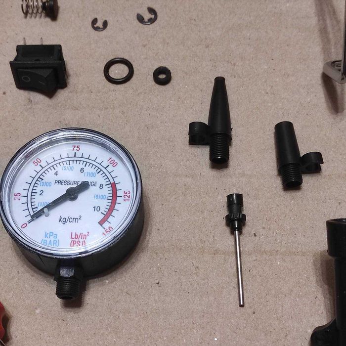 Компрессор автомобильный DC 12V запчасти