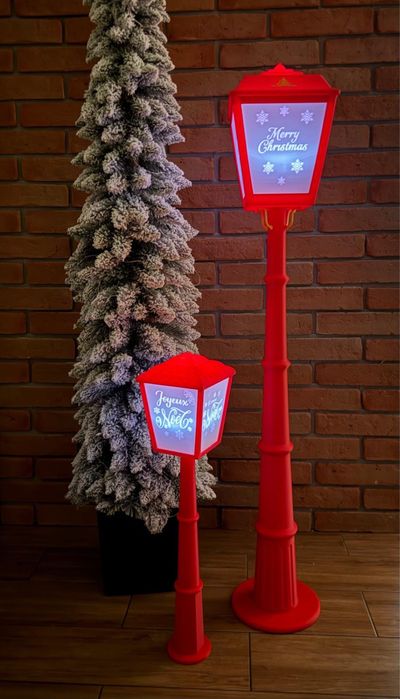Świąteczna latarnia LED — druk 3D PLA — dekoracja świąteczna