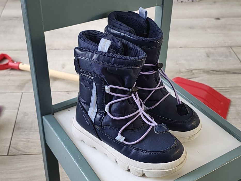 Śniegowce Geox Willaboom rozmiar 28 super stan buty zimowe dziecięce