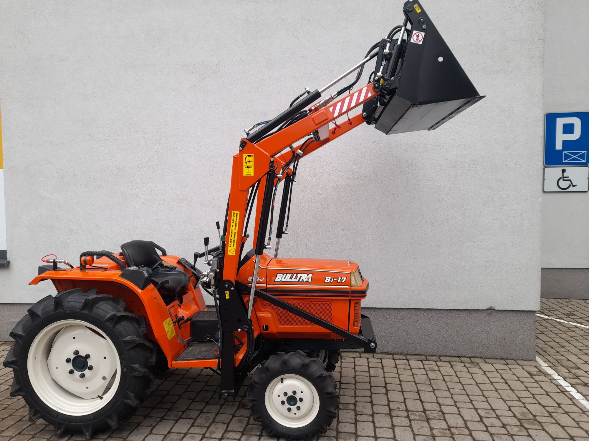 Łyżka hydrauliczna krokodyl na ładowacz tur traktorek kubota iseki