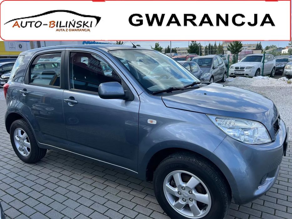 Daihatsu Terios 1.5Benz.105KM 4x4 Klima Alu+Zima Hak Potw.Przeb.Faktura Gwarancja