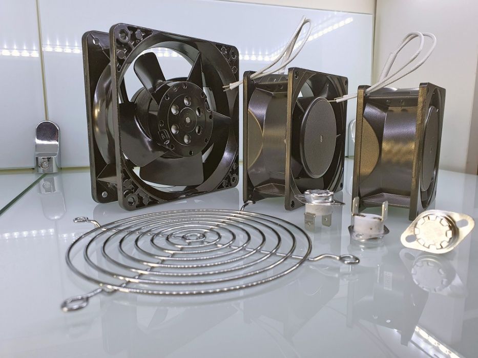 Ventiladores Metal - Recuperador de Calor 80x80 | 92x92 | 120x120 mm