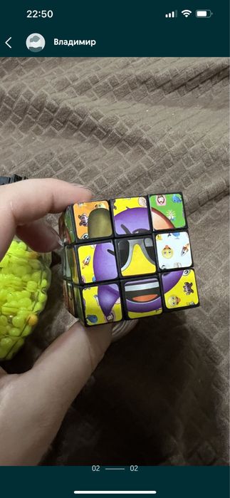 Пульки в пистолет и кубик