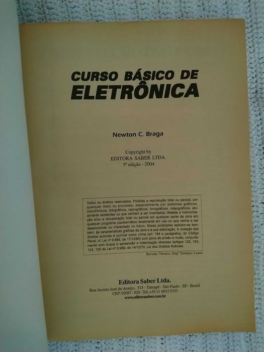 2 livros de Informática e Electrónica de Newton C. Braga