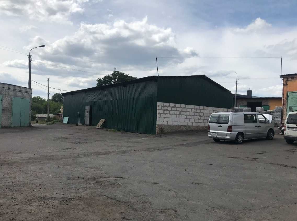 Ангар 150кв.м, високі та широкі ворота, вул. Біла
