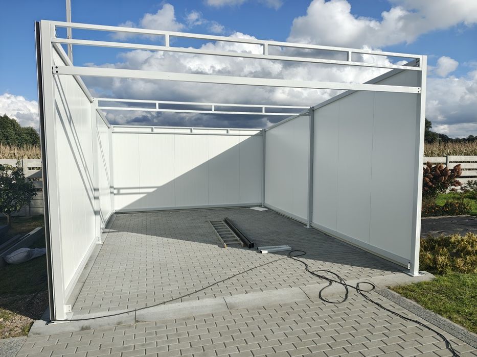Konstrukcja stalowa garażu 5mb x 6mb
