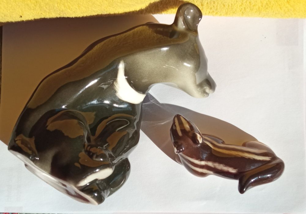 Figurka Łomonosow - niedźwiedź .