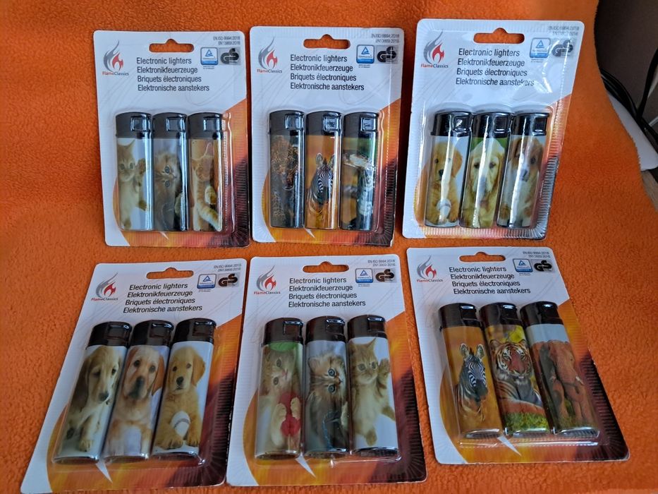 Zapalniczki elektroniczne 30 szt.zamienię za kawę 500 g